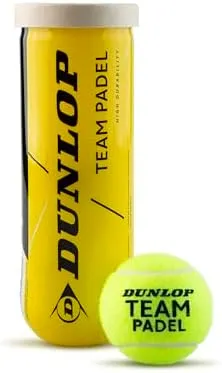 Dunlop Team Padel Padel Balls for Leisure and Training Games (Pack of 3) - Image 2