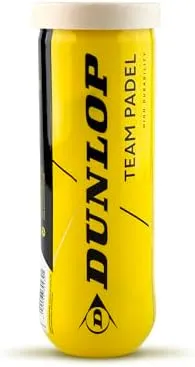 Dunlop Team Padel Padel Balls for Leisure and Training Games (Pack of 3) - Image 3