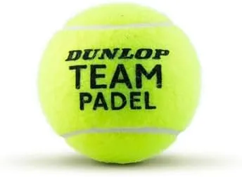 Dunlop Team Padel Padel Balls for Leisure and Training Games (Pack of 3) - Image 4