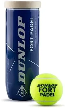 Dunlop Fort Padel - FIP Approved Padel Balls for Tournament Matches (1x3 Can) - Image 2