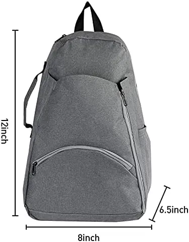 Tennis Bag Tennis Backpack - Tennis Bags for Women and Men to Hold 1 or 2 Tennis Rackets/Racquets, Multifunctional Sports Bag - Image 4