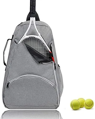 Tennis Bag Tennis Backpack - Tennis Bags for Women and Men to Hold 1 or 2 Tennis Rackets/Racquets, Multifunctional Sports Bag - Image 2