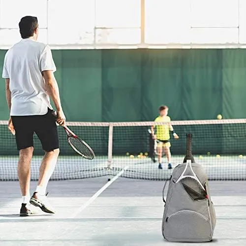 Tennis Bag Tennis Backpack - Tennis Bags for Women and Men to Hold 1 or 2 Tennis Rackets/Racquets, Multifunctional Sports Bag - Image 8