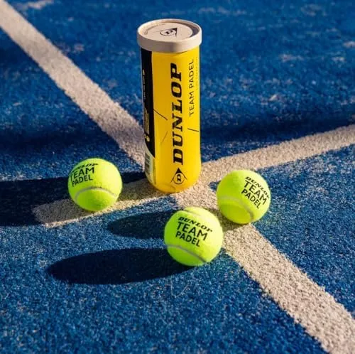 Dunlop Team Padel Padel Balls for Leisure and Training Games (Pack of 3) - Image 5