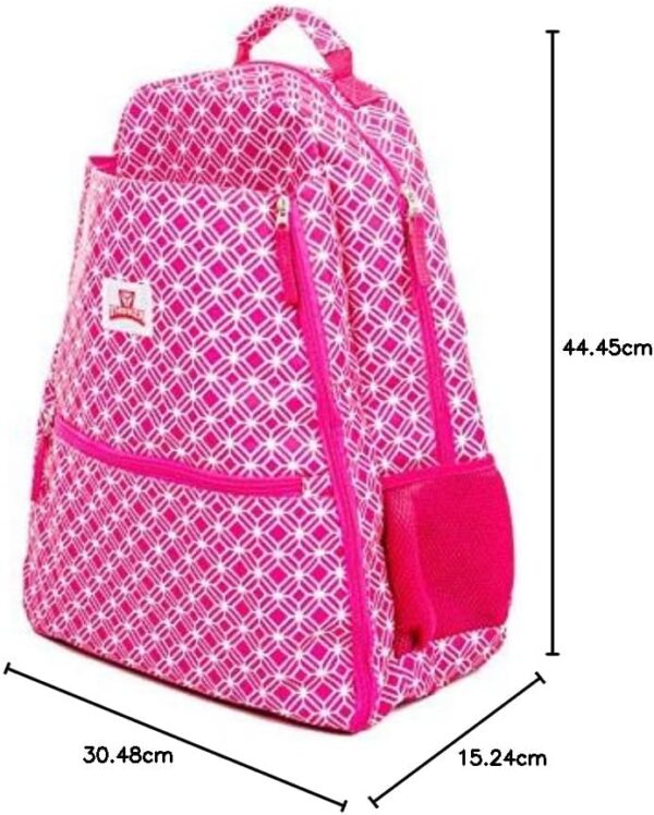 Tennis Racket Backpack for Women – Lightweight Tennis Bag Stores 2 Rackets, Balls, and Sports Gear – Backpack - Image 9