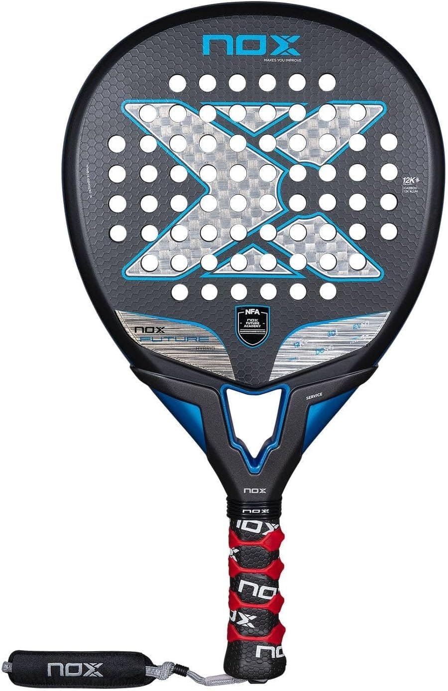 NOX Future Hybrid 12K Alum 2025 padel racket