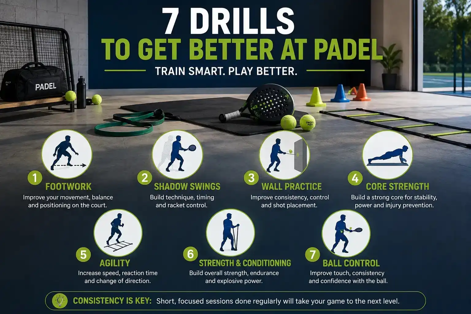 7 drills to get better at padel
