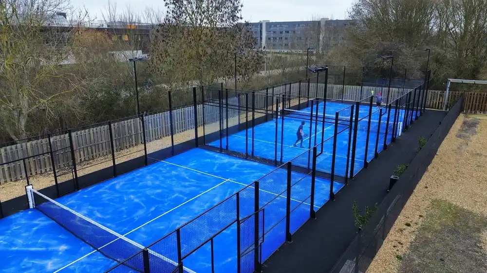 Padel courts associated with Court One Cambridge