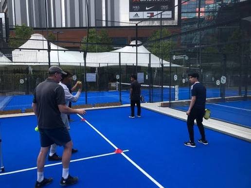 Padel court at Coventry and North Warwickshire Sports Club on Binley Road
