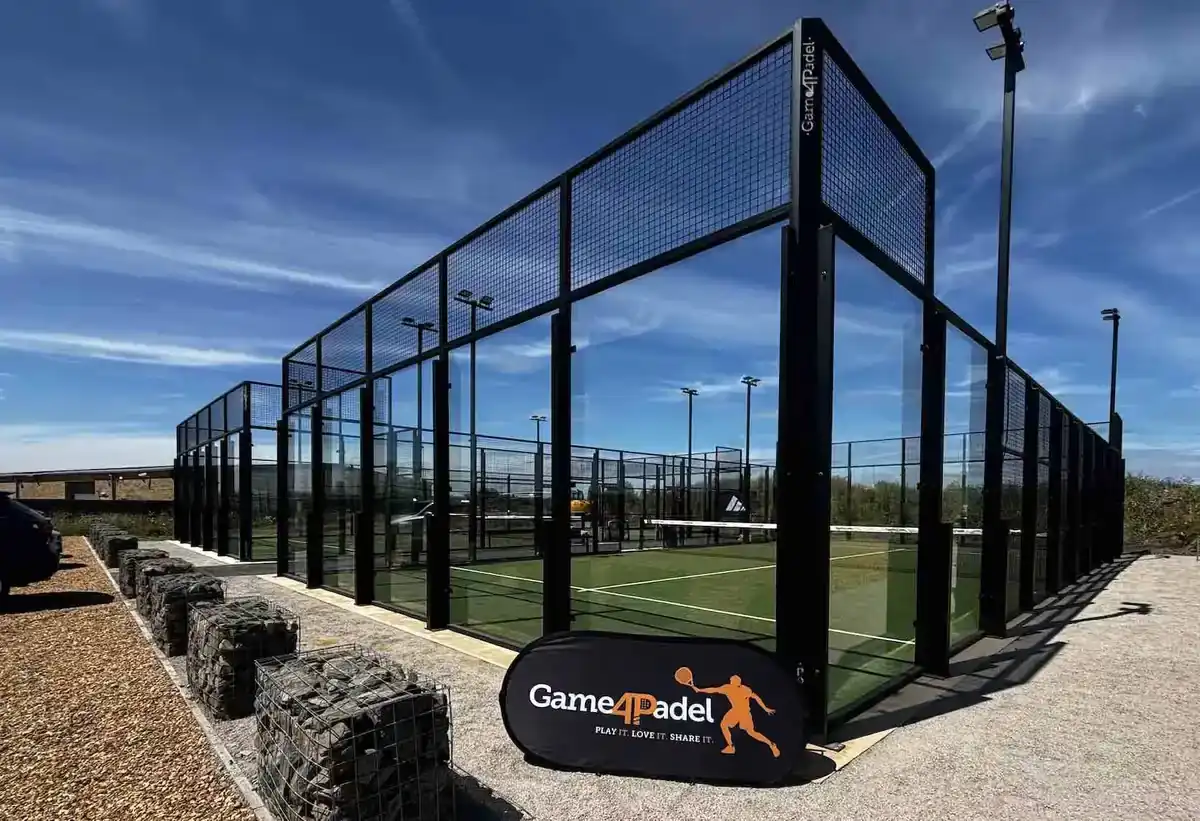 Padel courts at St Ives Hunts Golf Club near Cambridge