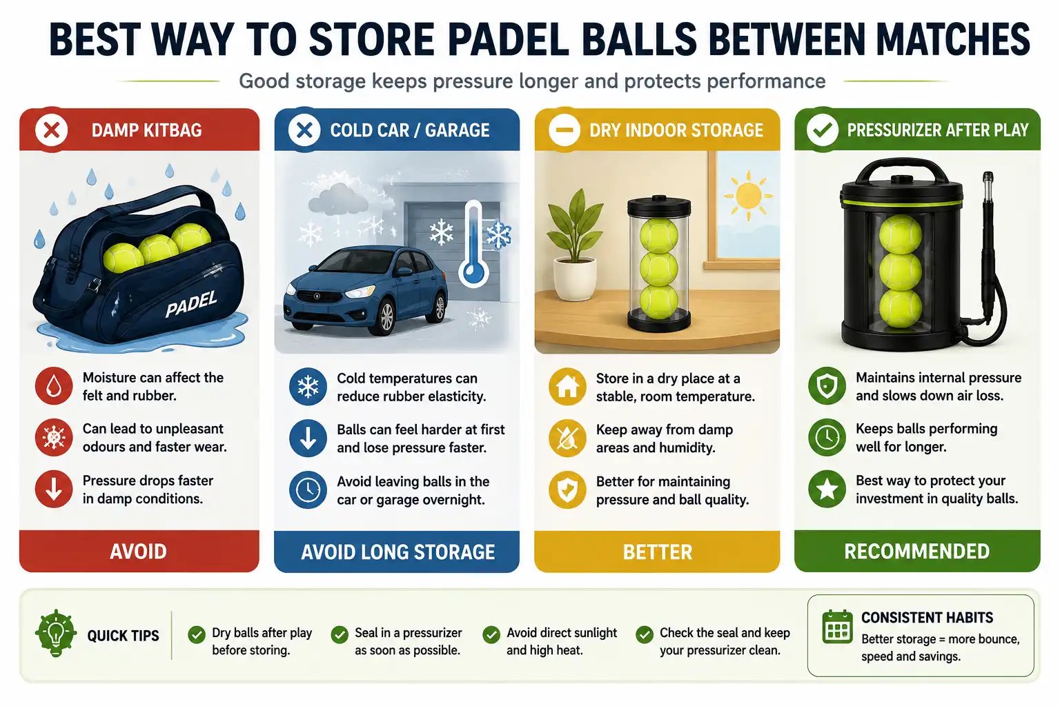 UK storage conditions infographic