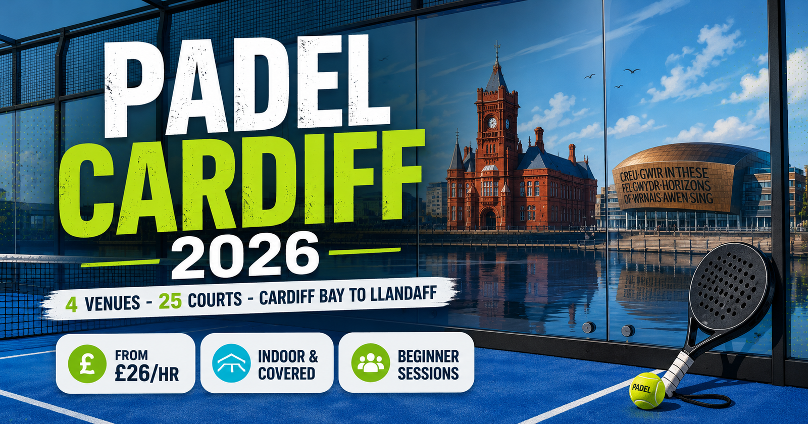 padel cardiff - how much does padel cost in cardiff, best padel courts in cardiff, cheapest padel courts in cardiff, indoor padel courts cardiff, padel courts near cardiff bay, padel lessons for beginners cardiff, padel racket hire cardiff, is there padel in cardiff bay, where to play padel in llandaff, pay and play padel cardiff