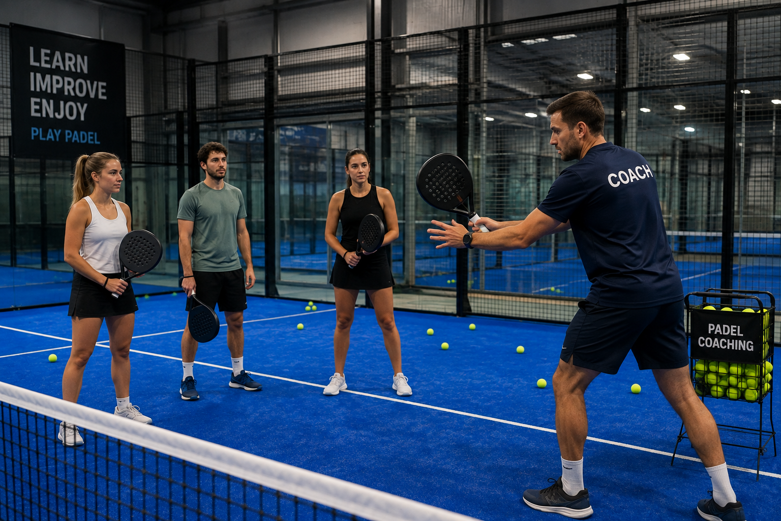 Padel coaching and lessons in Glasgow