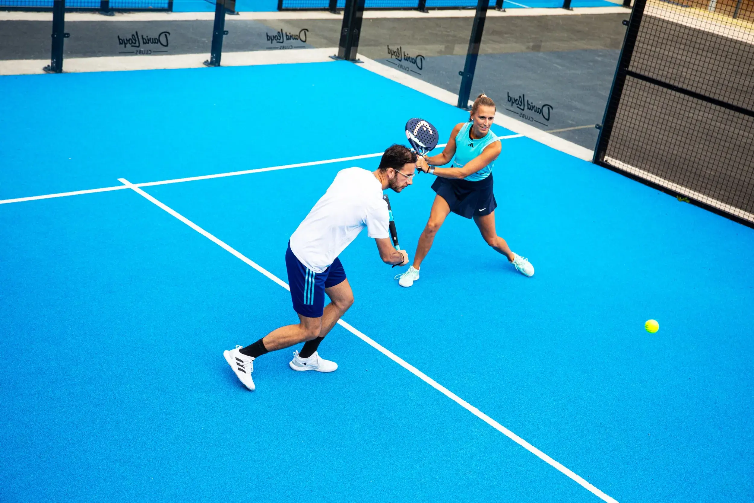 Padel courts at David Lloyd Edinburgh Corstorphine