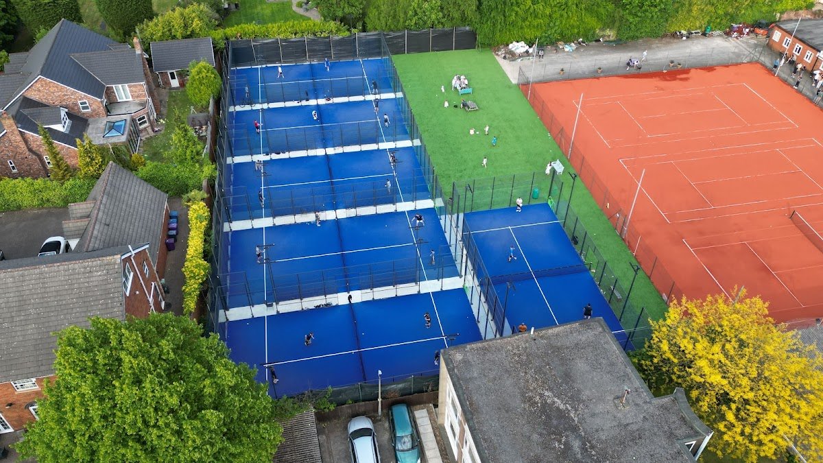 Outdoor padel courts at Ignite Padel West Derby in Liverpool