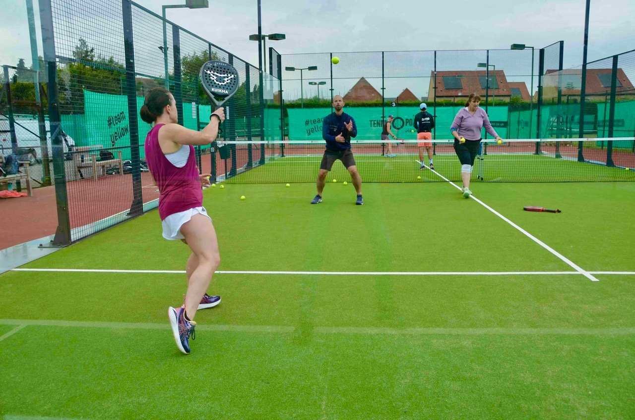 Outdoor padel courts at North Oxford Lawn Tennis Club on Banbury Road