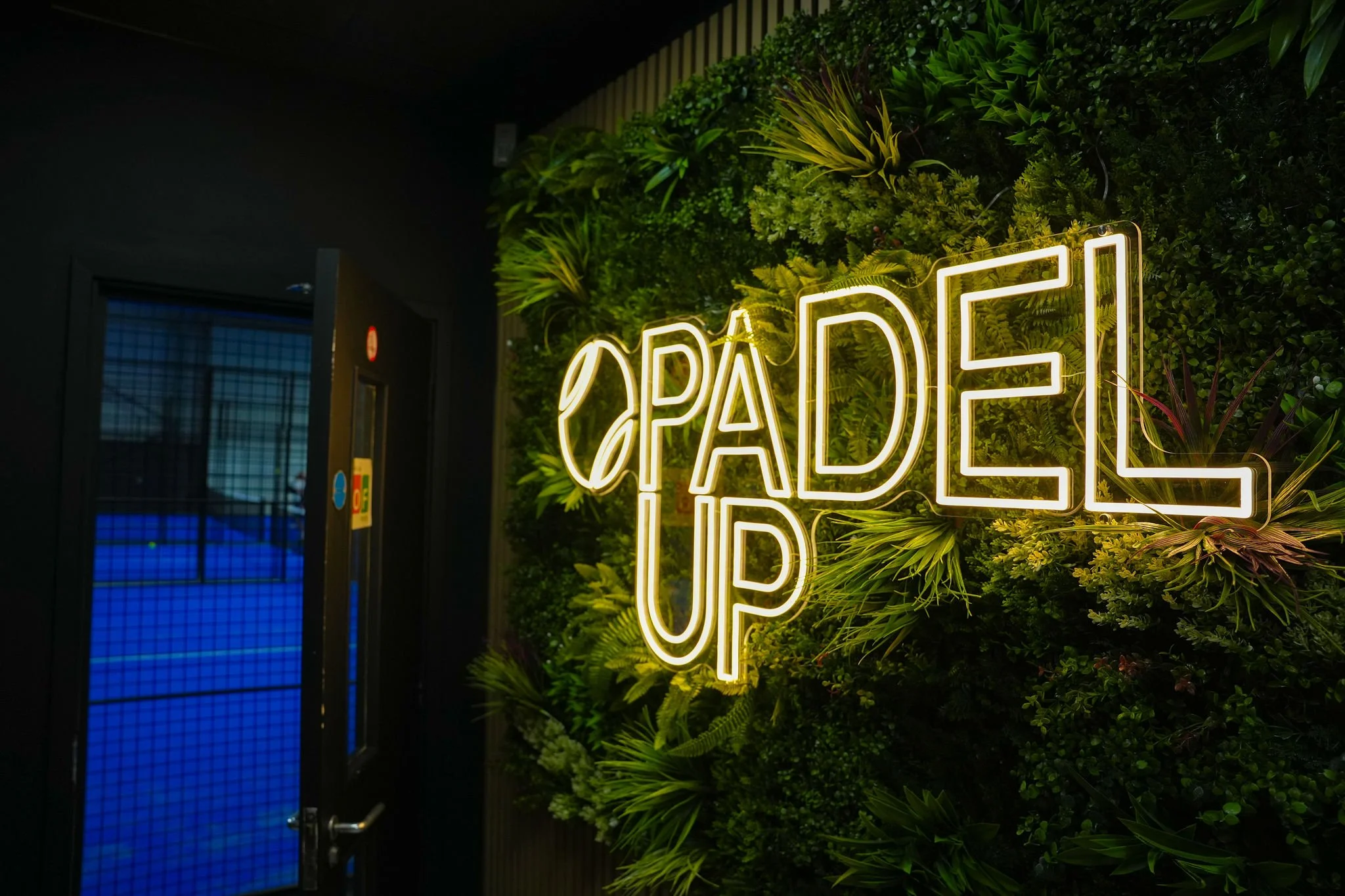Indoor padel courts at Padel Up Tyneside in Gateshead