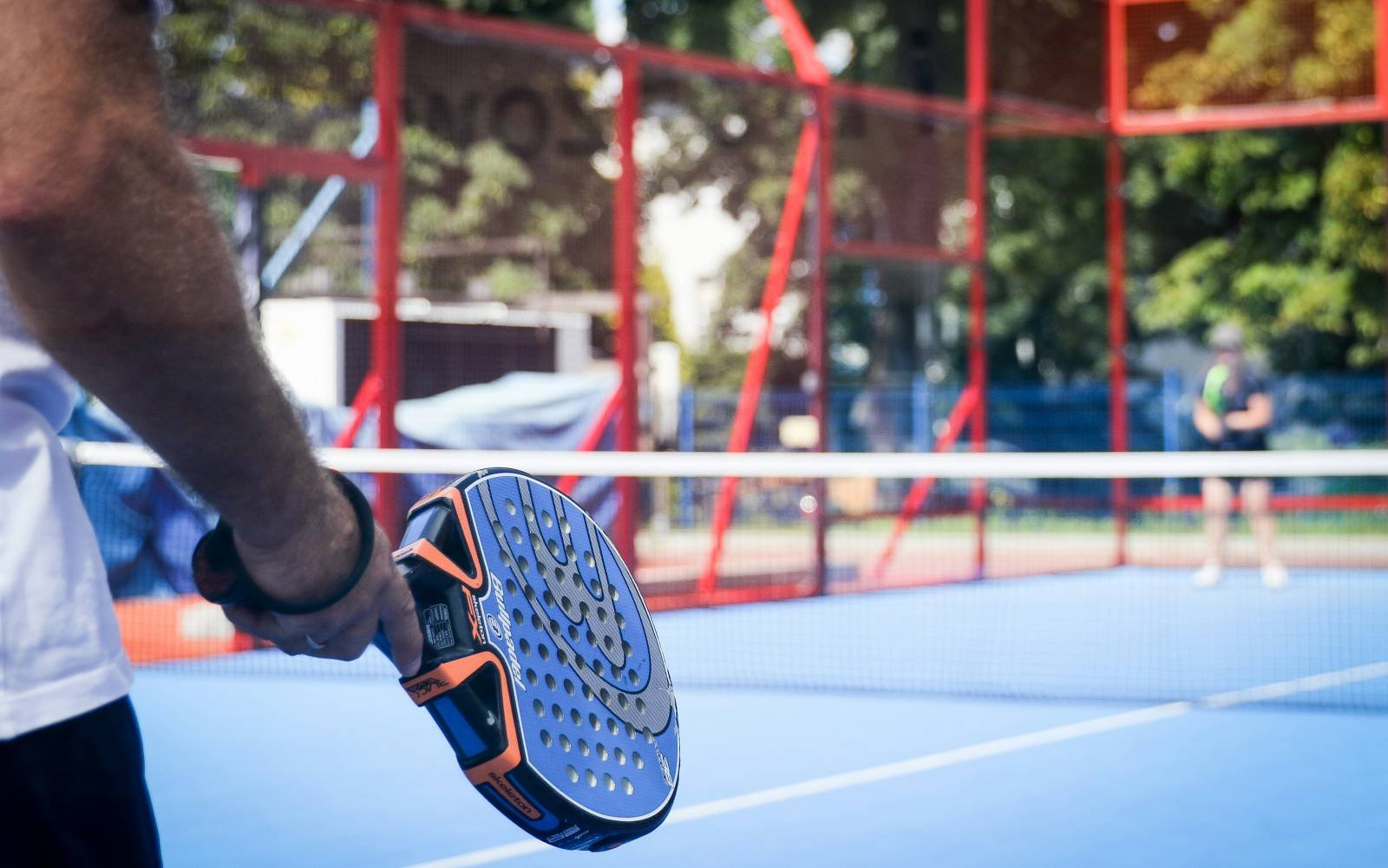 Outdoor padel courts at York St John University Sports Park