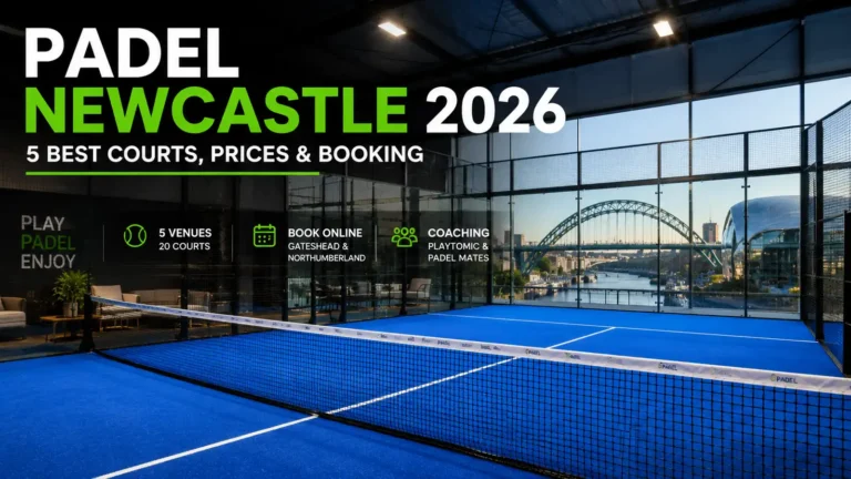 Indoor padel court in Newcastle